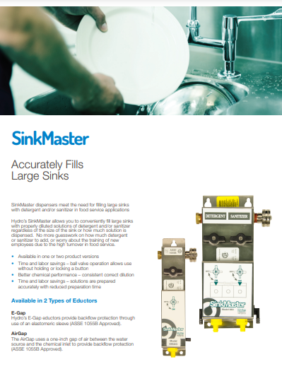 SinkMaster-Datasheet
