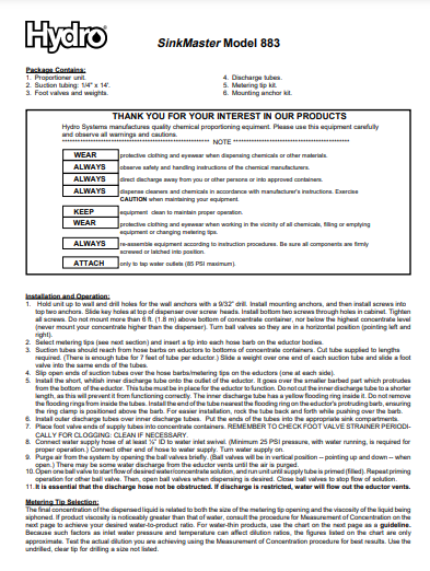 SinkMaster-Instruction-Sheet