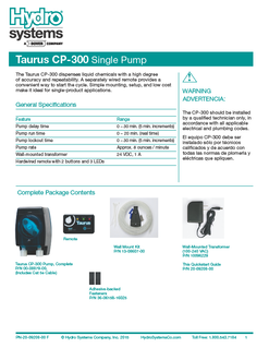 Taurus-CP300-Manual-319x319