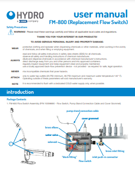 INST-SHEET-FLOW-SWITCH-REPLACEMENT